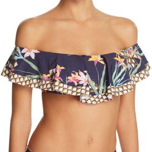 Trina Turk Fiji Off The Shoulder bikini top.NWT!